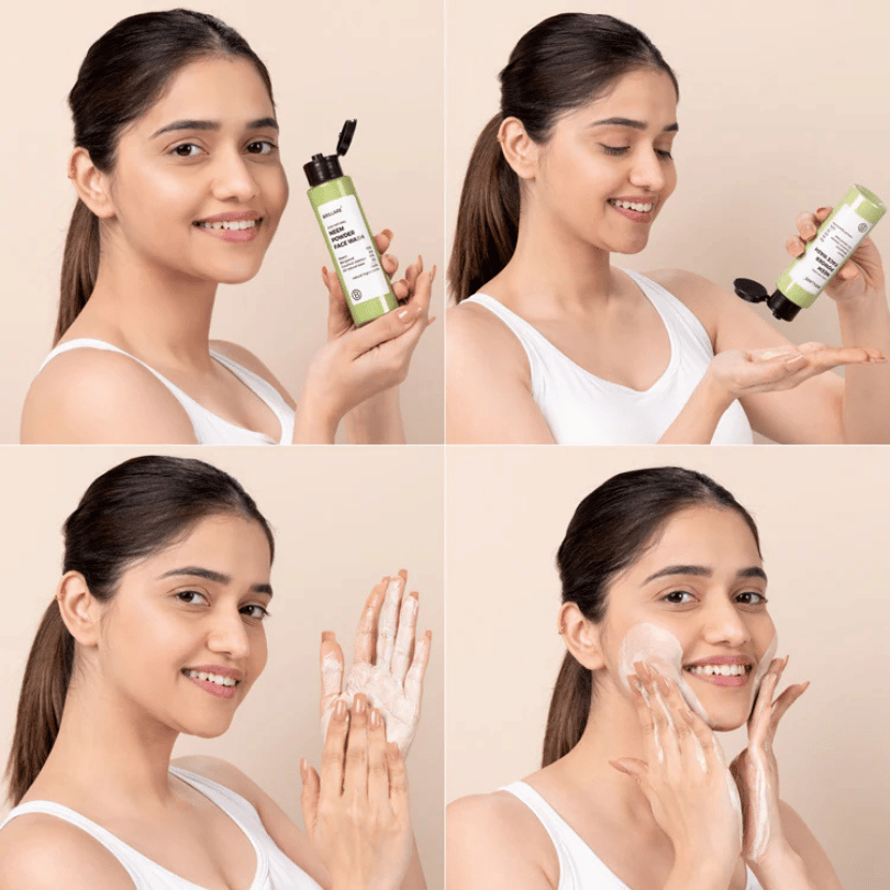 Neem Powder Face Wash For Acne-Prone Skin