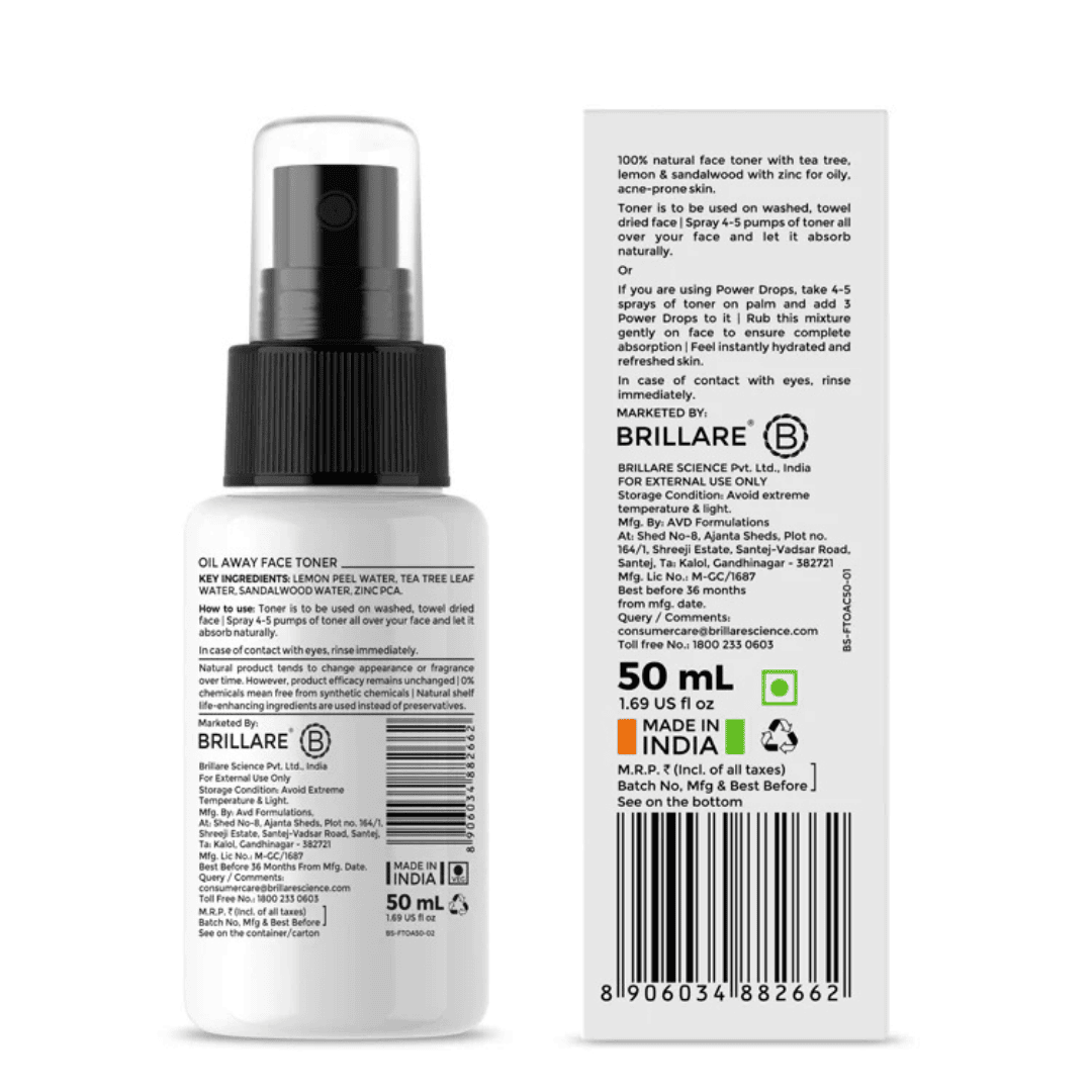 Brillare, Oil Away Serum Mist, Ayurveda Store NZ