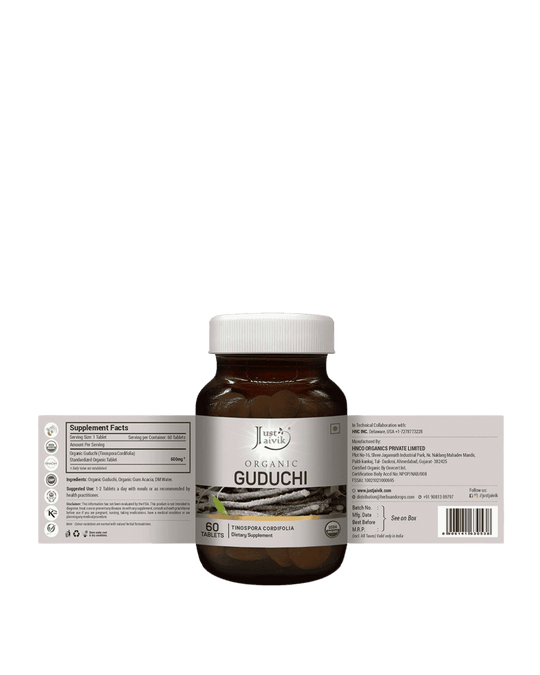 Guduchi Tablets, Just Jaivik, Ayurveda Store NZ