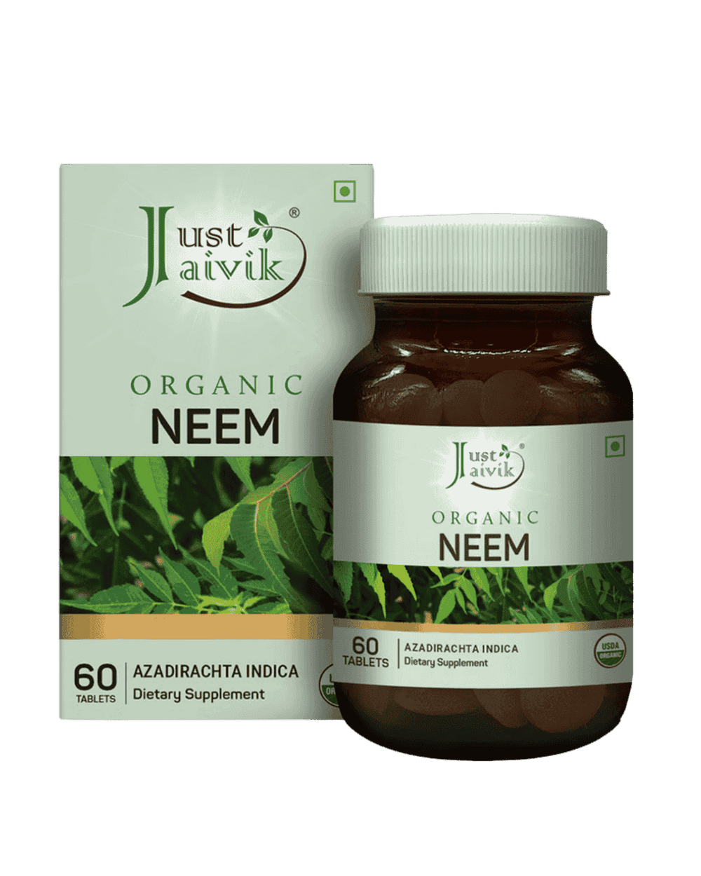 Neem Tablets, Just Jaivik, Ayurveda Store NZ