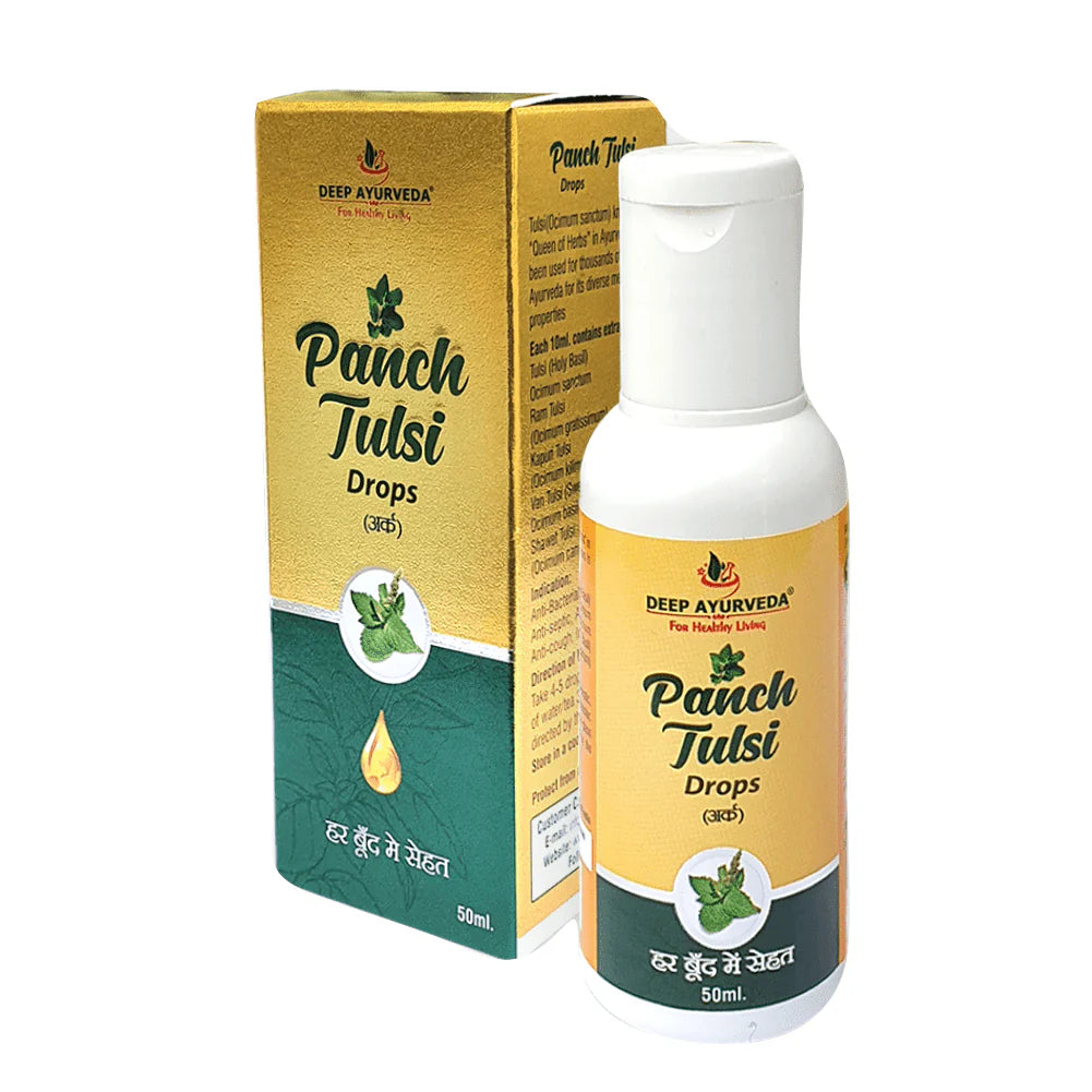 Panch Tulsi Ark, Holy Basil Drops, Deep Ayurveda, Ayurveda Store NZ