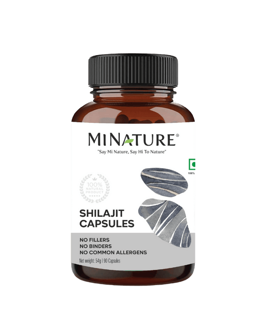 Pure Shilajit Extract Capsules 90 Veg Caps | 500mg