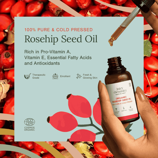 Rosehip Seed Oil, Juicy Chemistry, Ayurveda Store NZ