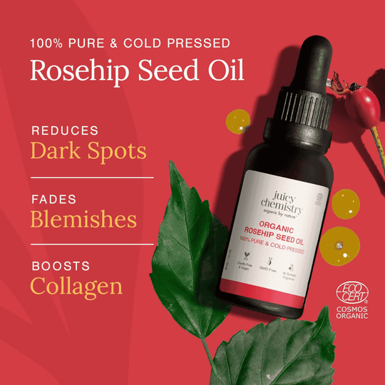 Rosehip Seed Oil, Juicy Chemistry, Ayurveda Store NZ