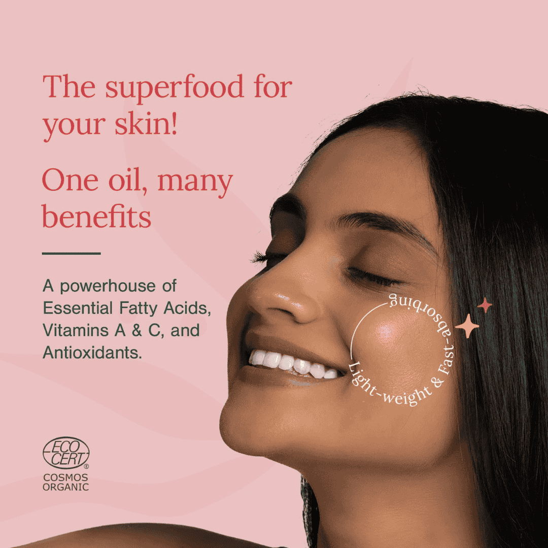Rosehip Seed Oil, Juicy Chemistry, Ayurveda Store NZ