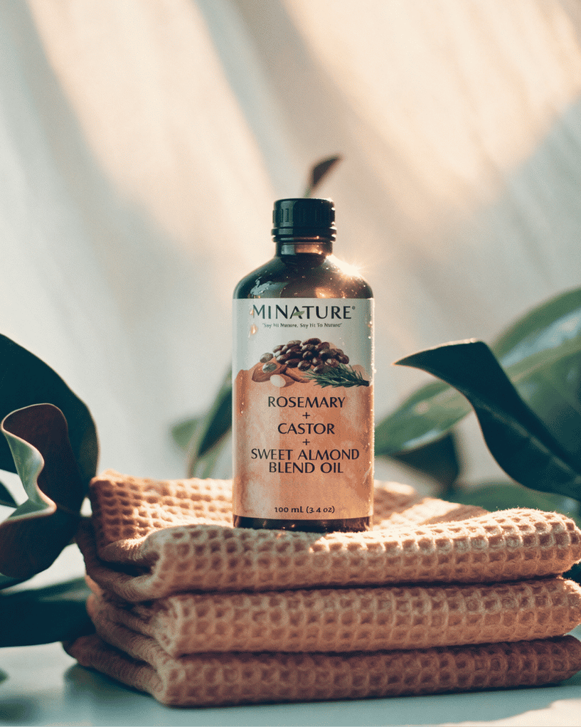 Rosemary+Castor+Sweet Almond Blend Oil | 100ml