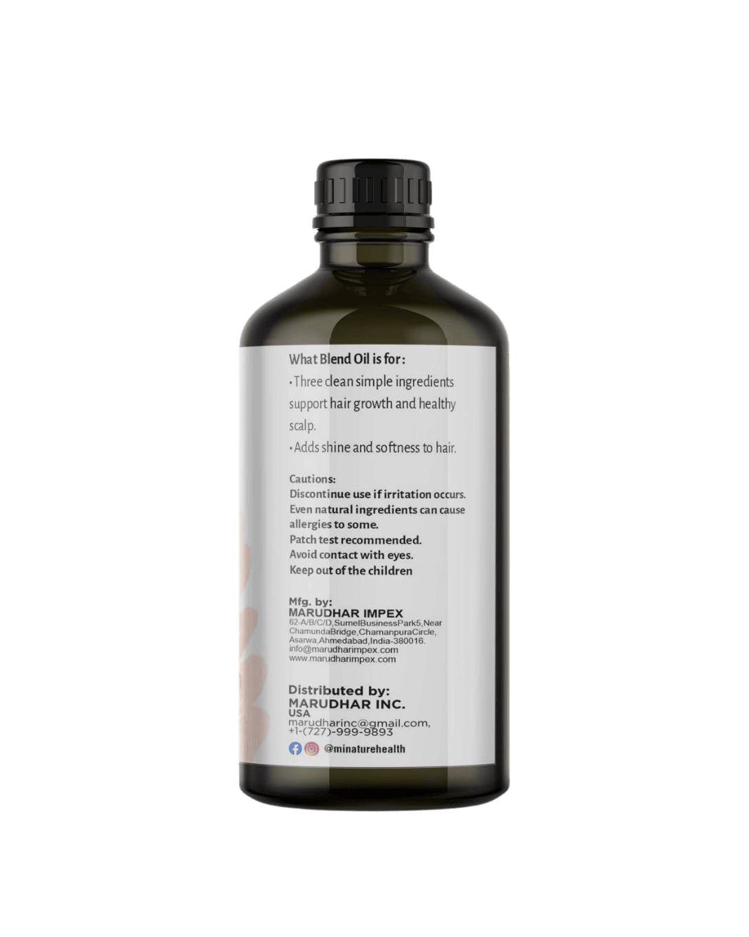 Rosemary+Castor+Sweet Almond Blend Oil | 100ml