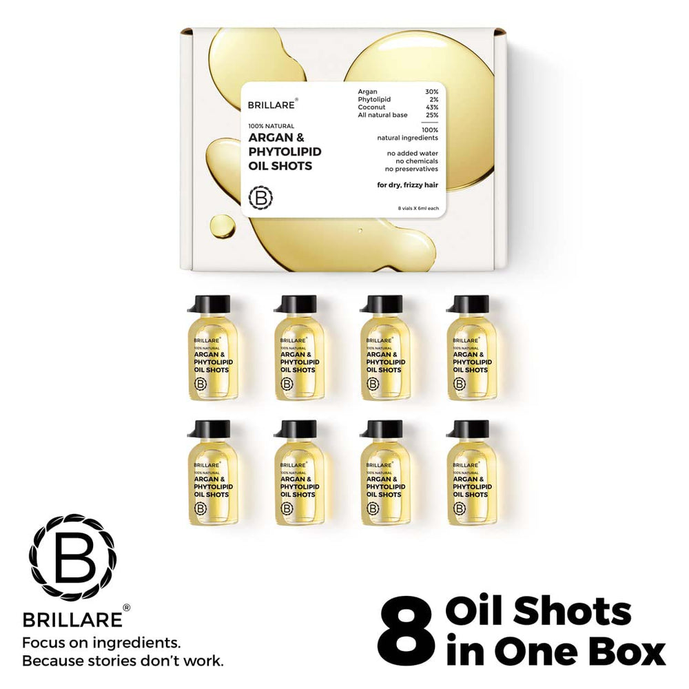 Argan & Phytolipid Oil Shots For Dry, Frizzy Hair