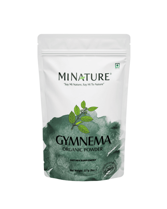 Organic Gymnema Powder 227g - USDA Certified (Madhunashini, Shardunika, Gurmar, Gymnema Sylvestre)