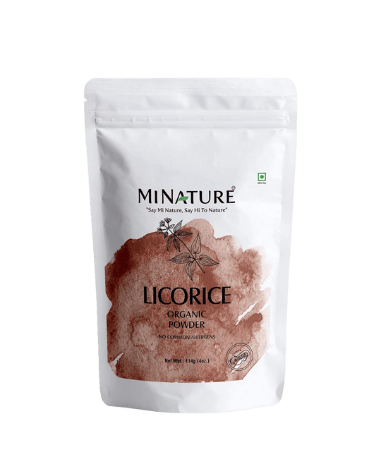 Organic Licorice Root Powder 227g (Mulethi) - USDA Certified