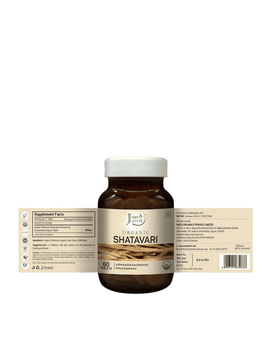 Shatavari Tablets, Just Jaivik, Ayurveda Store NZ