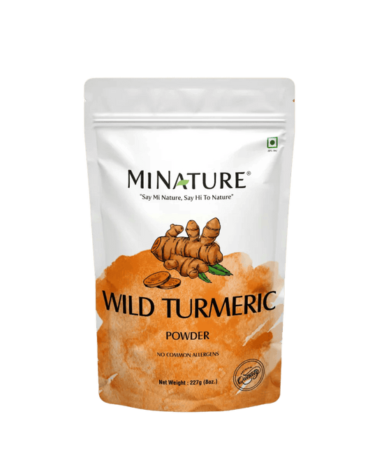 100% Natural Wild Turmeric Powder 277g (Curcuma Aromatica) - Kasturi manjal