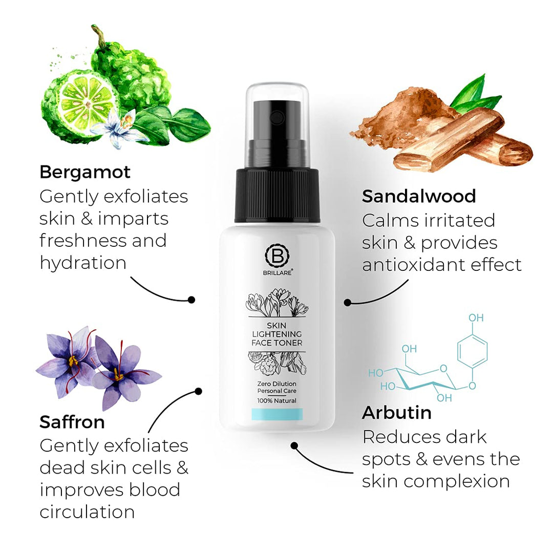 Skin Brightening Face Toner For Pigmented Skin