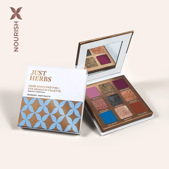 Herb-Enriched 9 in 1 Eyeshadow Palette (Moonlight-Night)