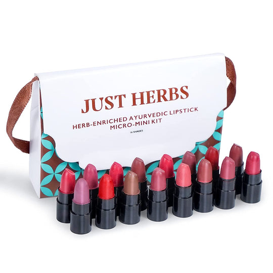 Herb Enriched Ayurvedic Lipstick Micro-Mini Kit