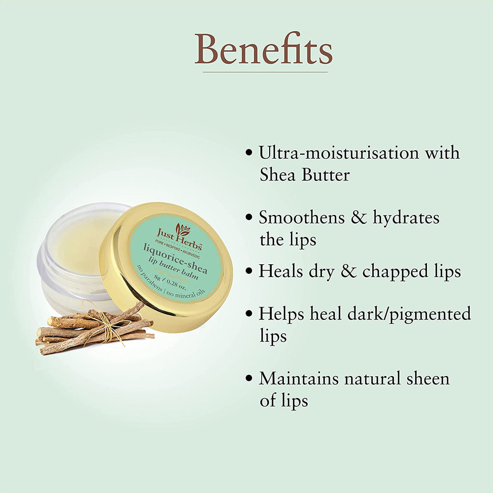 Liquorice Shea Lip Butter Balm